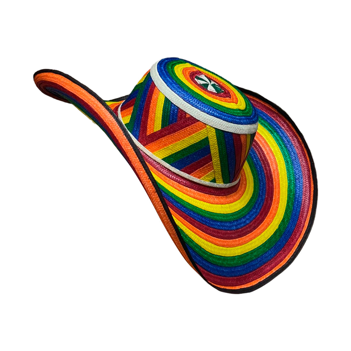 Sombrero 15 Fibras Económico Diseño Arcoiris