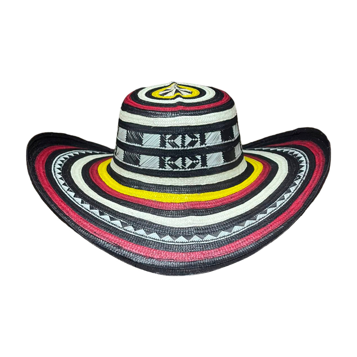 Sombrero 15 Fibras Diseño Tradicional Colores