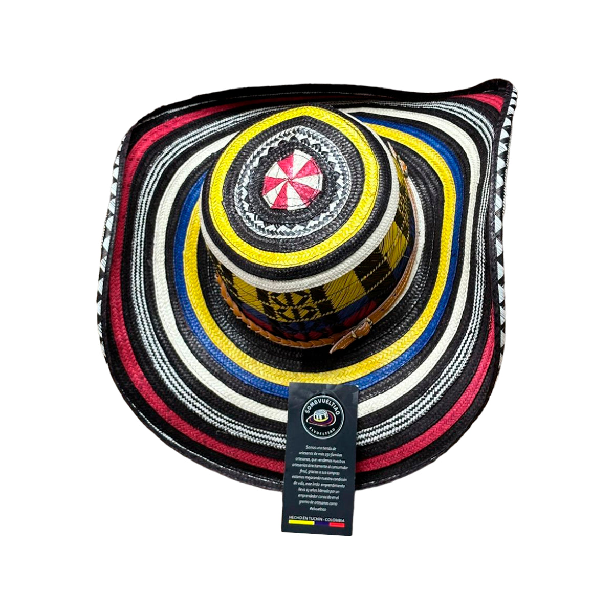 Sombrero 15 Fibras Tricolor Exclusivo