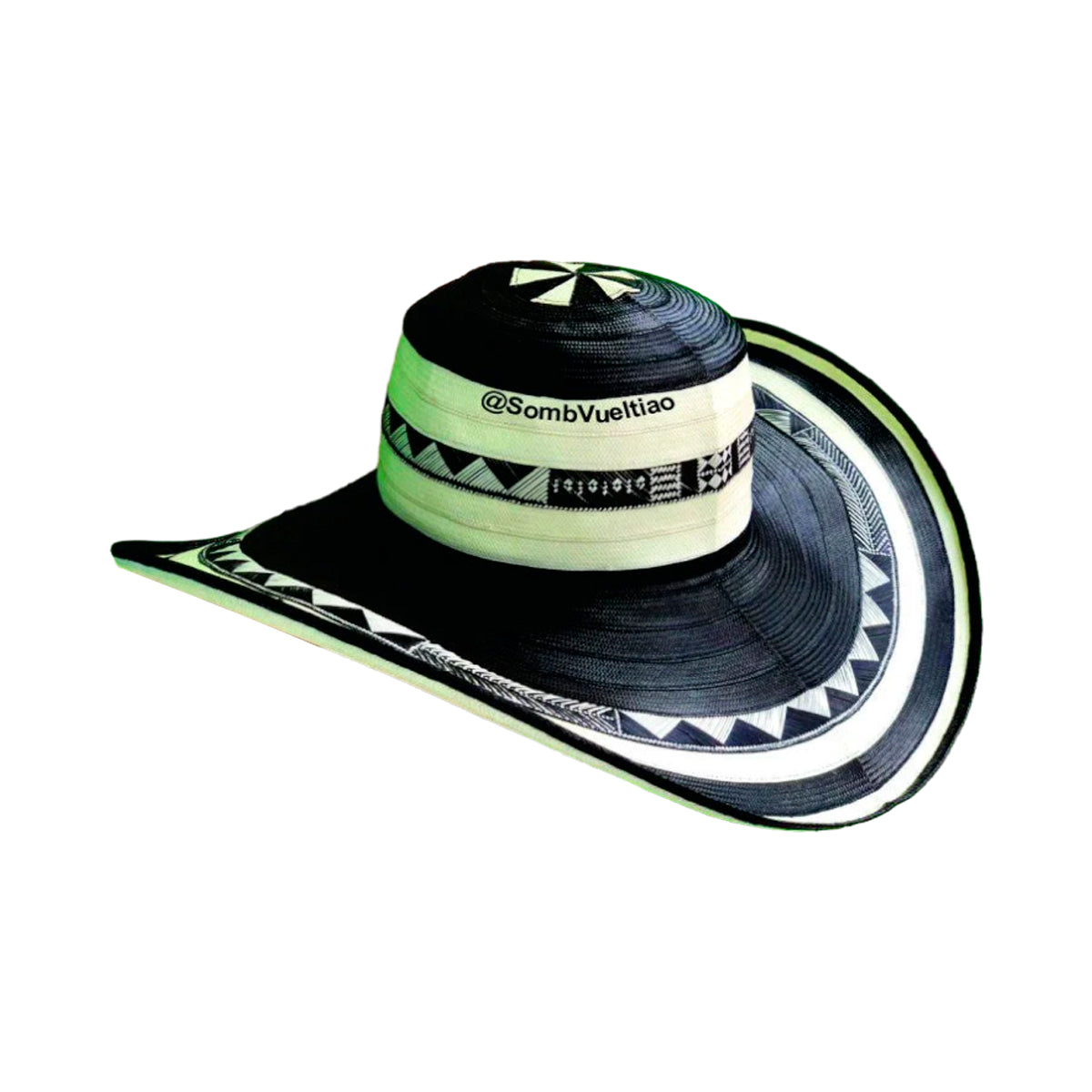 Sombrero 23 Fibras Exclusivo Color Negro