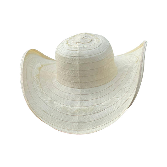 Sombrero 23 Fibras Exclusivo Beige Artesanal