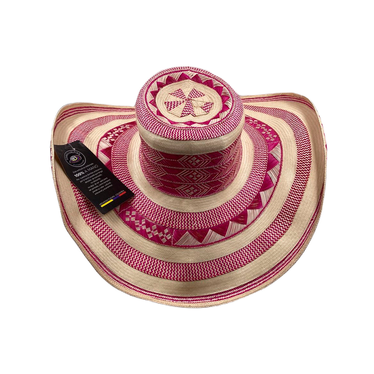 Sombrero 33 Fibras Extrafino Fucsia Exclusivo