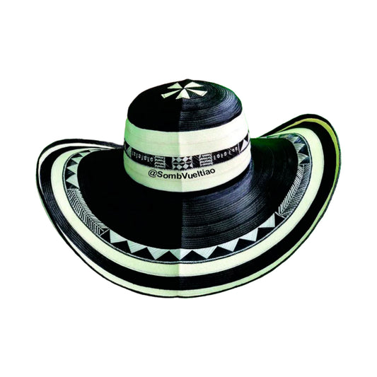 Sombrero 23 Fibras Exclusivo Color Negro