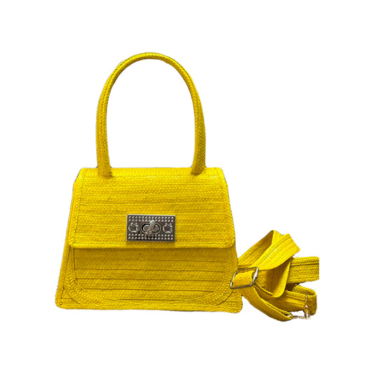 Cartera Exclusiva Artesanal Diseño Amarillo