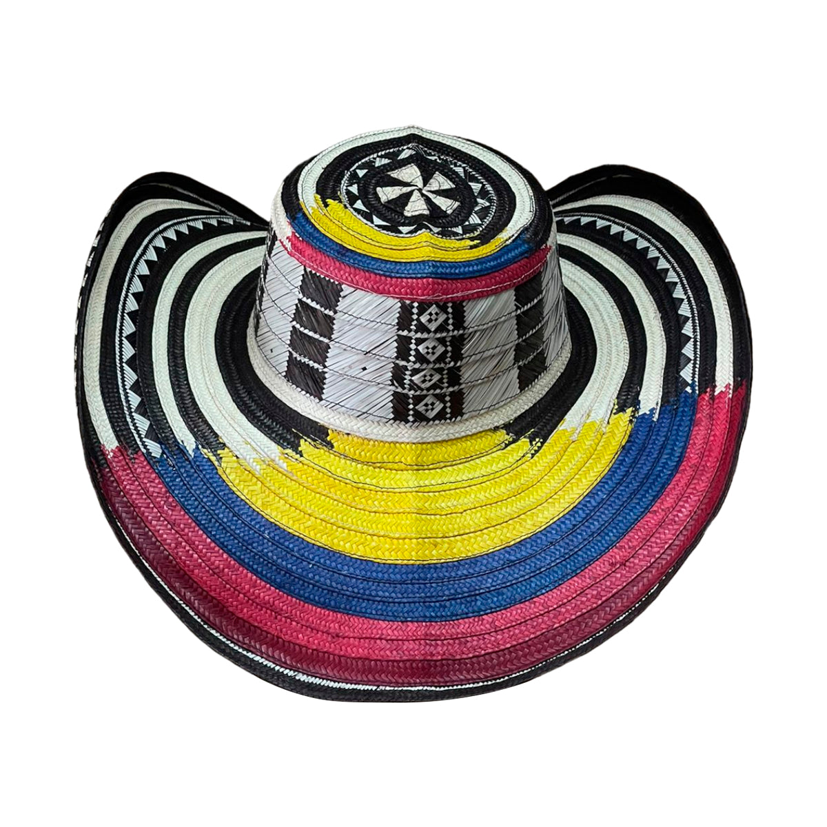 Sombrero 15 Fibras Exclusivo Tradicional Tricolor