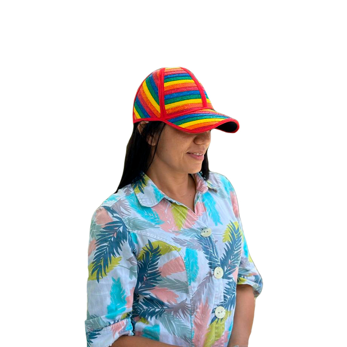 Gorra Arcoiris Exclusiva Diseño Artesanal