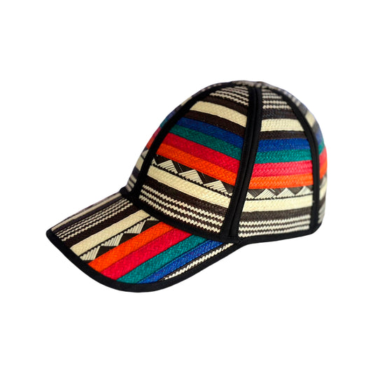 Gorra Artesanal en Caña Flecha Colores Elegantes