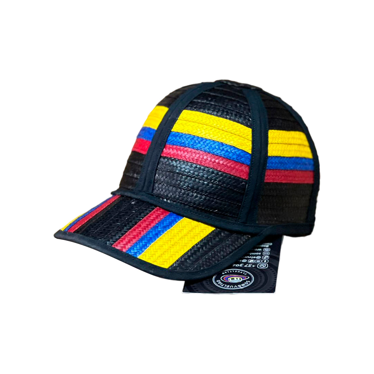 Gorra Exclusiva para Niños Tricolor Negra