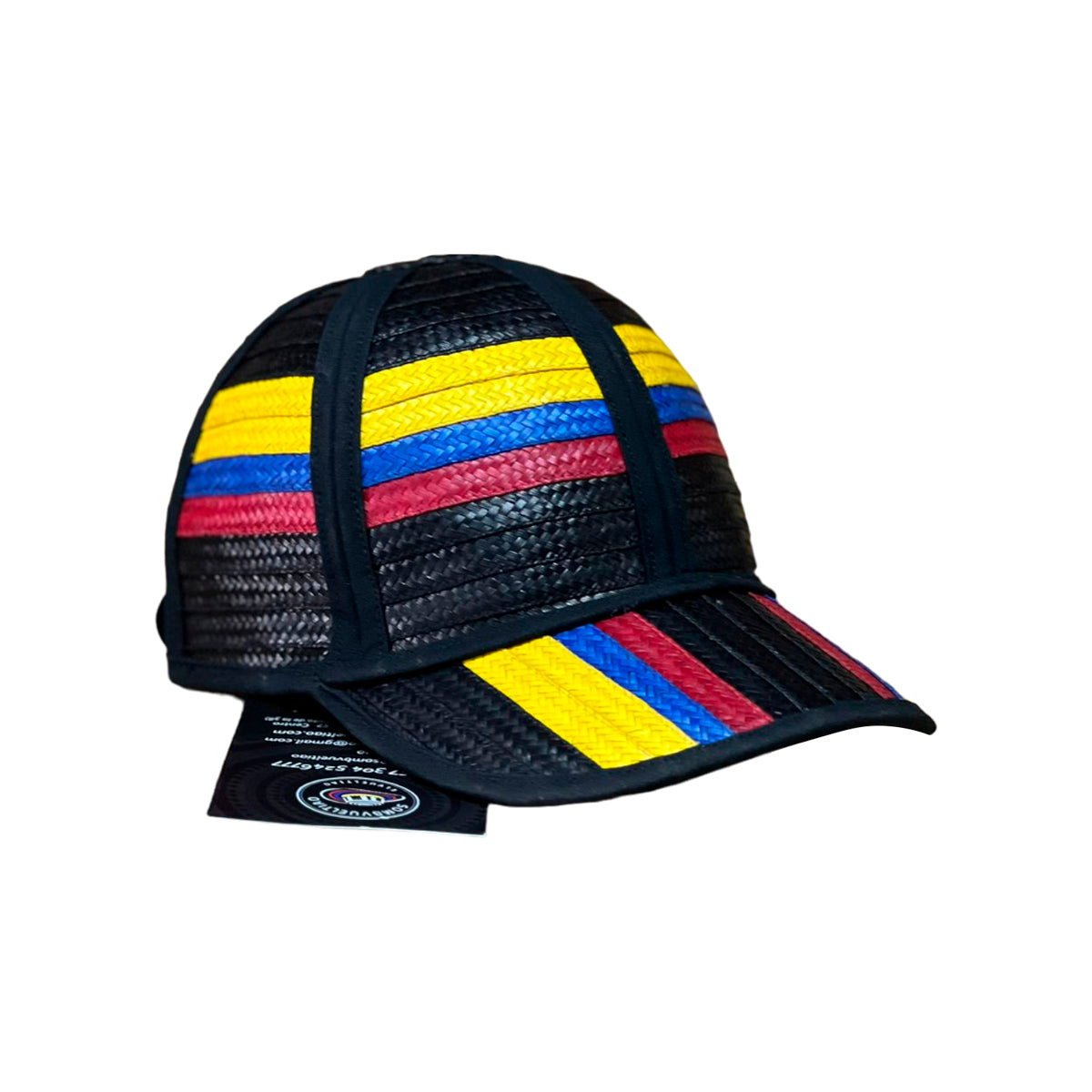 Gorra Exclusiva para Niños Tricolor Negra