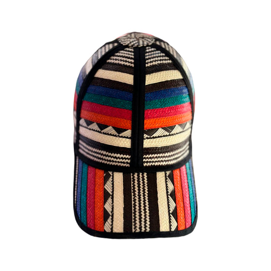 Gorra Artesanal en Caña Flecha Colores Elegantes