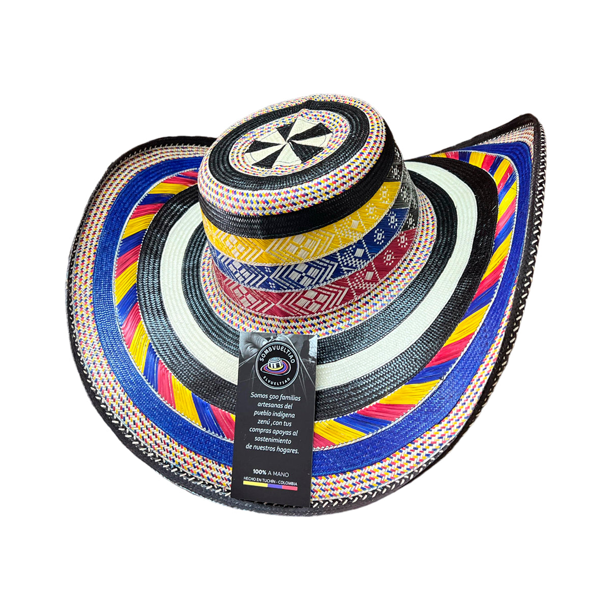 Sombrero 33 Fibras Universo Tejido Colombiano