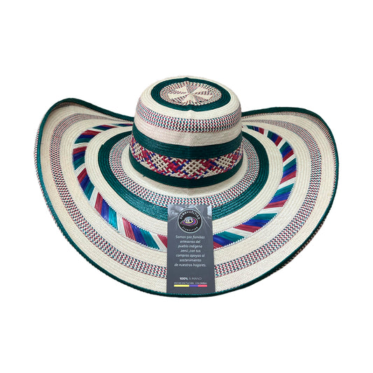 Sombrero 31 Fibras Tejido Extrafino Multicolor