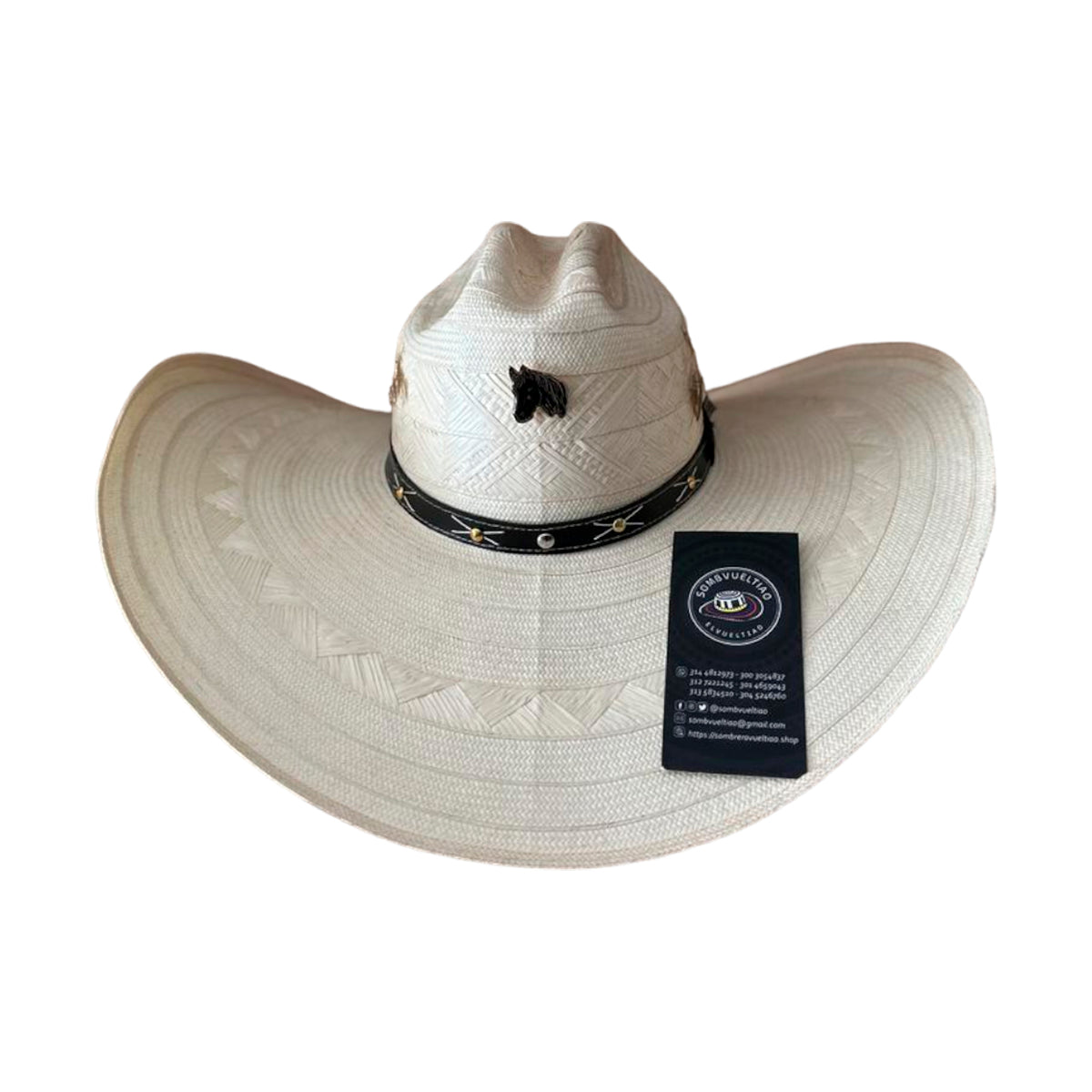 Sombrero Caballista 27 Fibras Diseño Palomo Beige