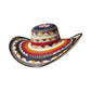 Sombrero 33 Fibras Exclusivo Multicolor Figuras