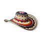 Sombrero 33 Fibras Exclusivo Multicolor Figuras