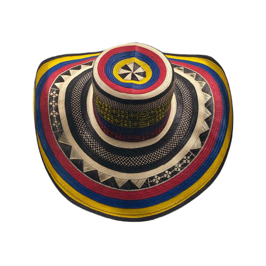 Sombrero 27 Fibras Exclusivo Colombiano Tricolor