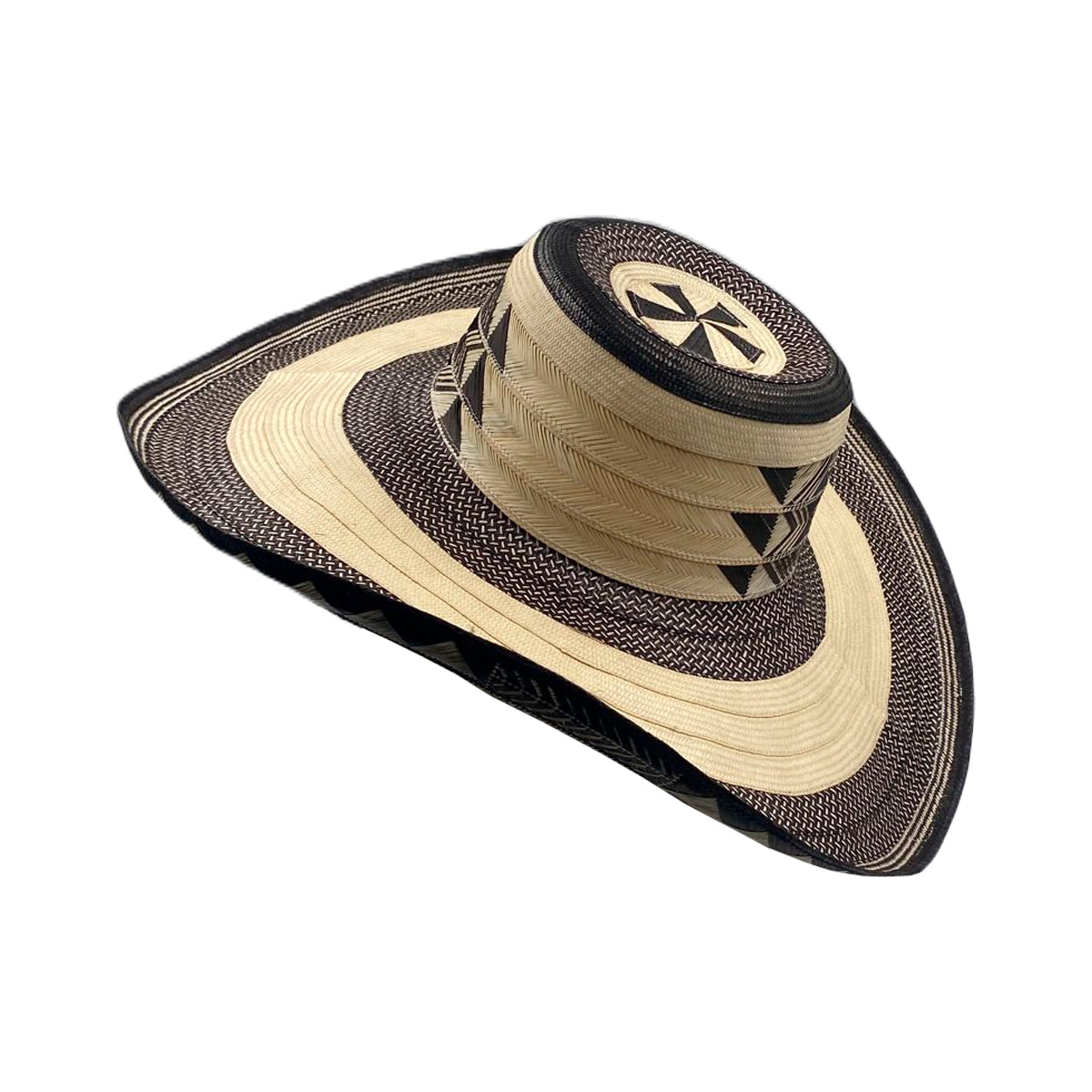 Sombrero Mambo 27 Fibras Exclusivo Beige con Figuras