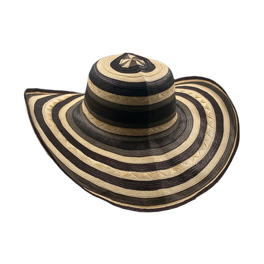 Sombrero 23 Fibras Exclusivo Diseño Cebra Extrafino