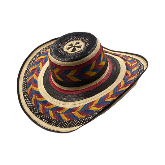 Sombrero 23 Fibras Exclusivo Diseño Multicolor