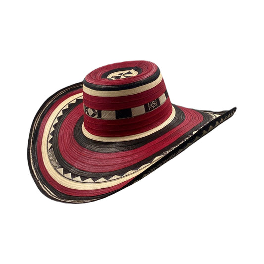 Sombrero 23 Fibras Exclusivo Rojo Pinta Tradicional