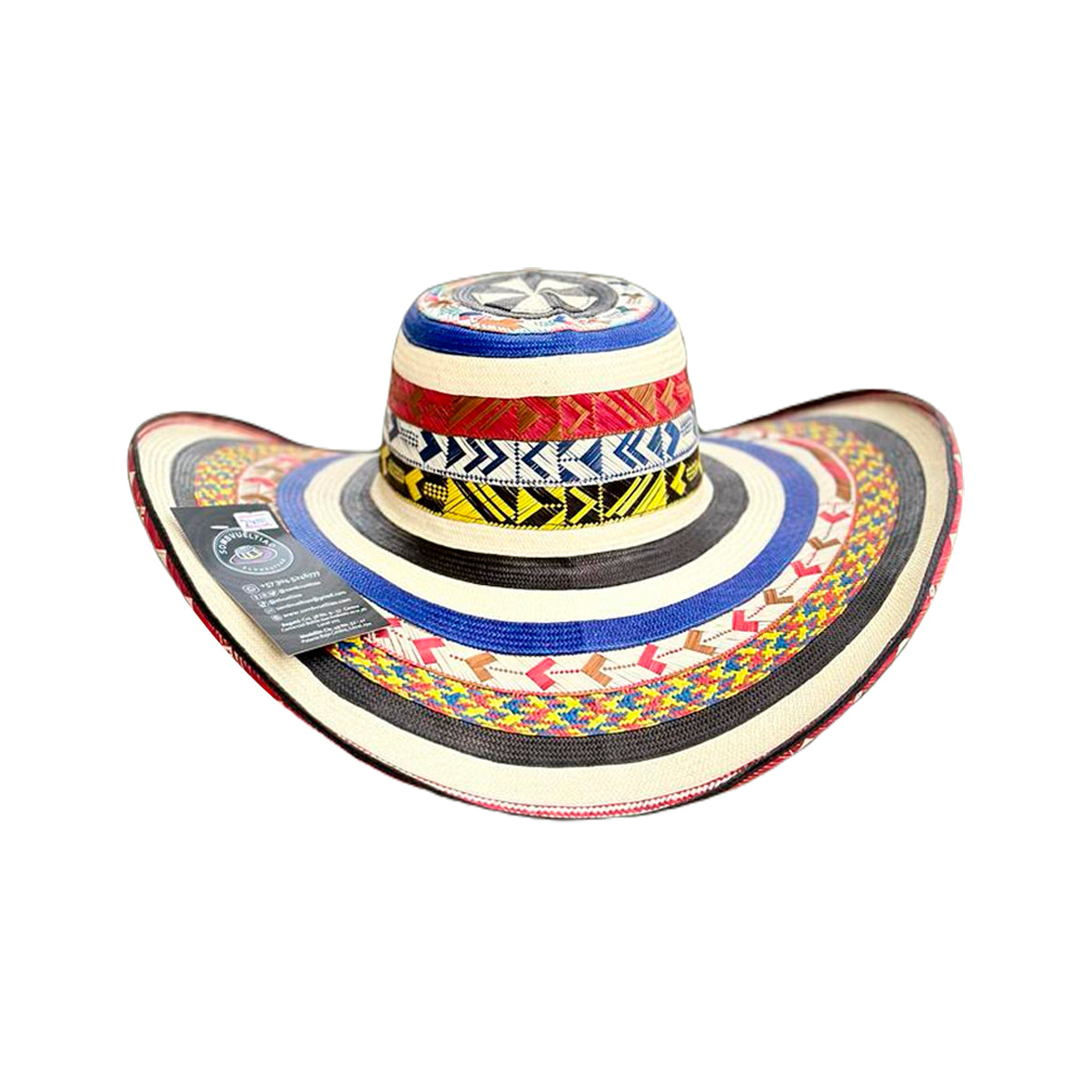 Sombrero 27 Fibras Diseño Rompecorazones Extrafino