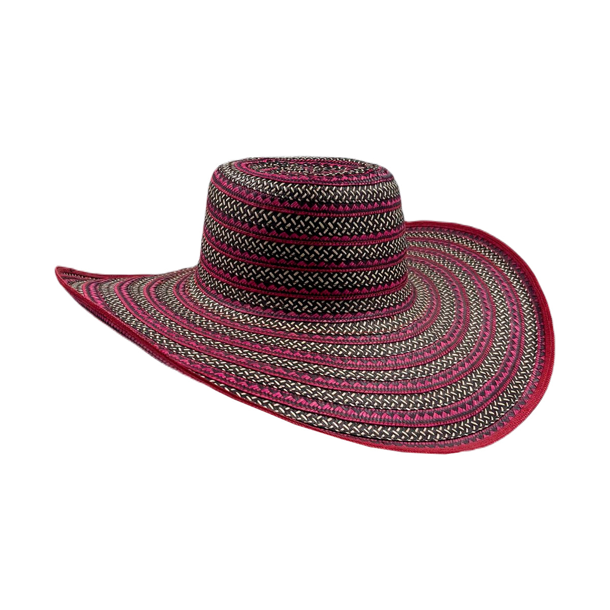 Sombrero 23 Fibras Exclusivo Fucsia Granito