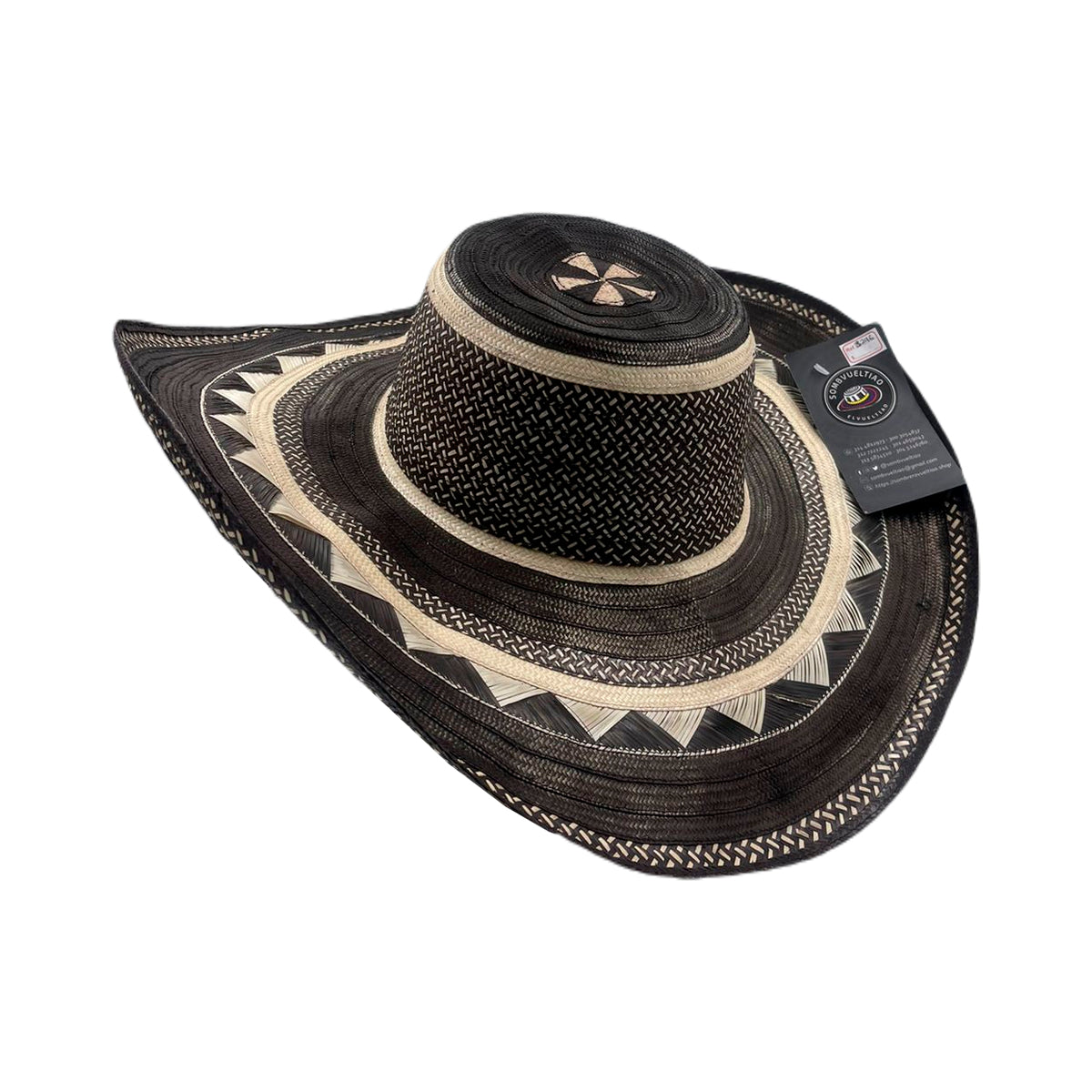 Sombrero 23 Fibras Exclusivo Granito Negro