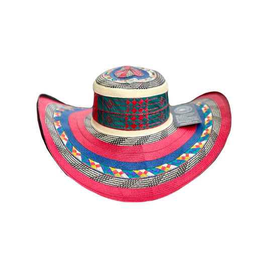 Sombrero 33 Fibras Abanico Exclusivo Colores