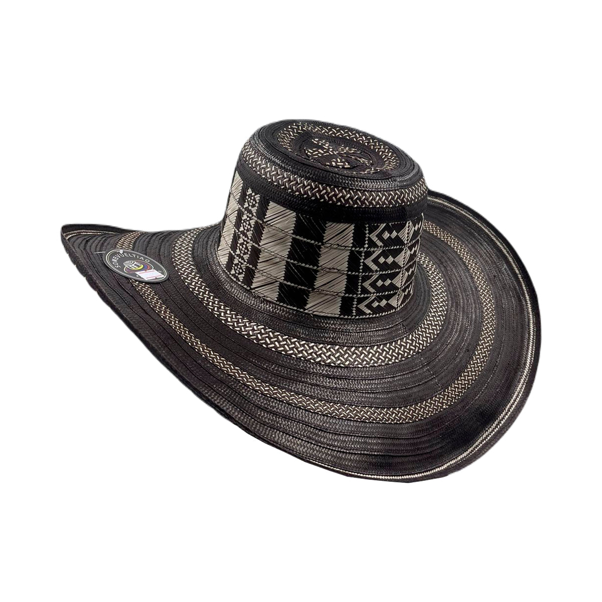 Sombrero 23 Fibras Exclusivo Black Diseño Tradicional