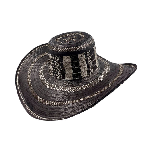 Sombrero 23 Fibras Exclusivo Black Diseño Tradicional