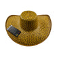 Sombrero 23 Fibras Exclusivo Amarillo Figuras Flechas