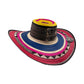 Sombrero 23 Fibras Exclusivo Multicolor a Mano