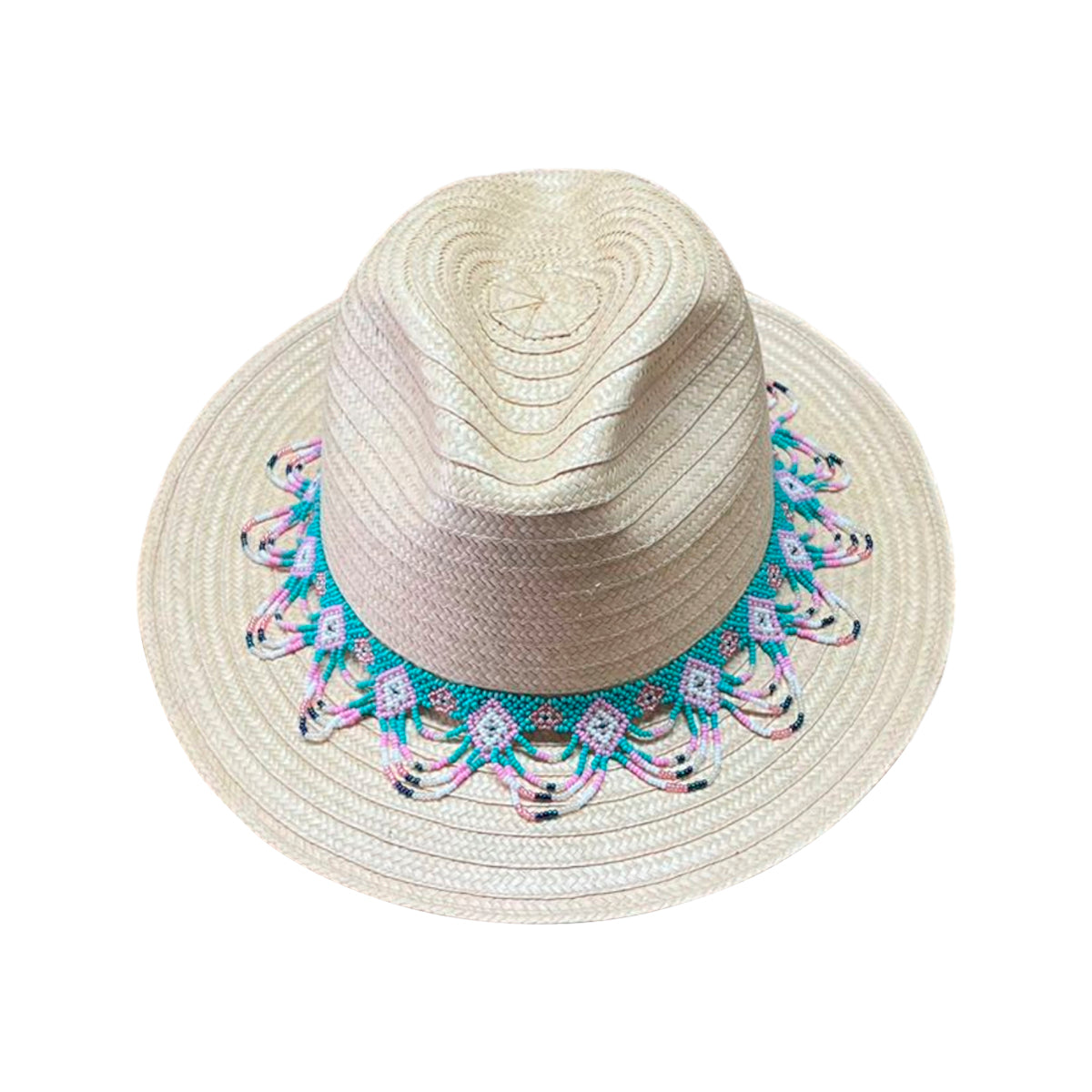 Sombrero Artesanal Fedora Ala Plana Fino