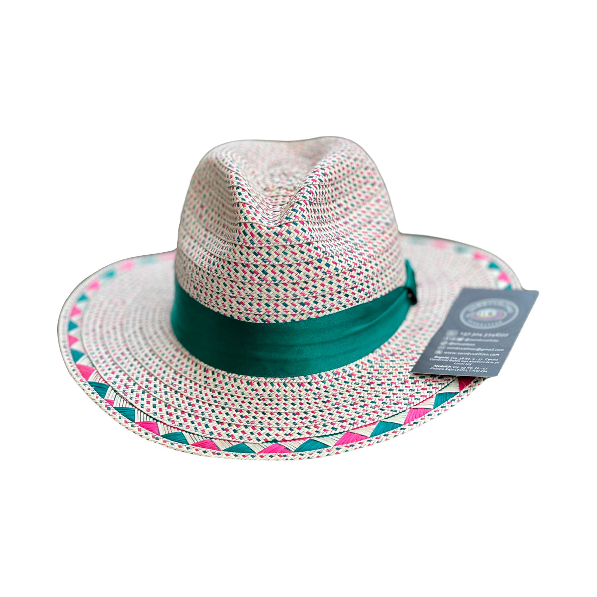 Sombrero Panameño Fino Exlcusivo Multicolor