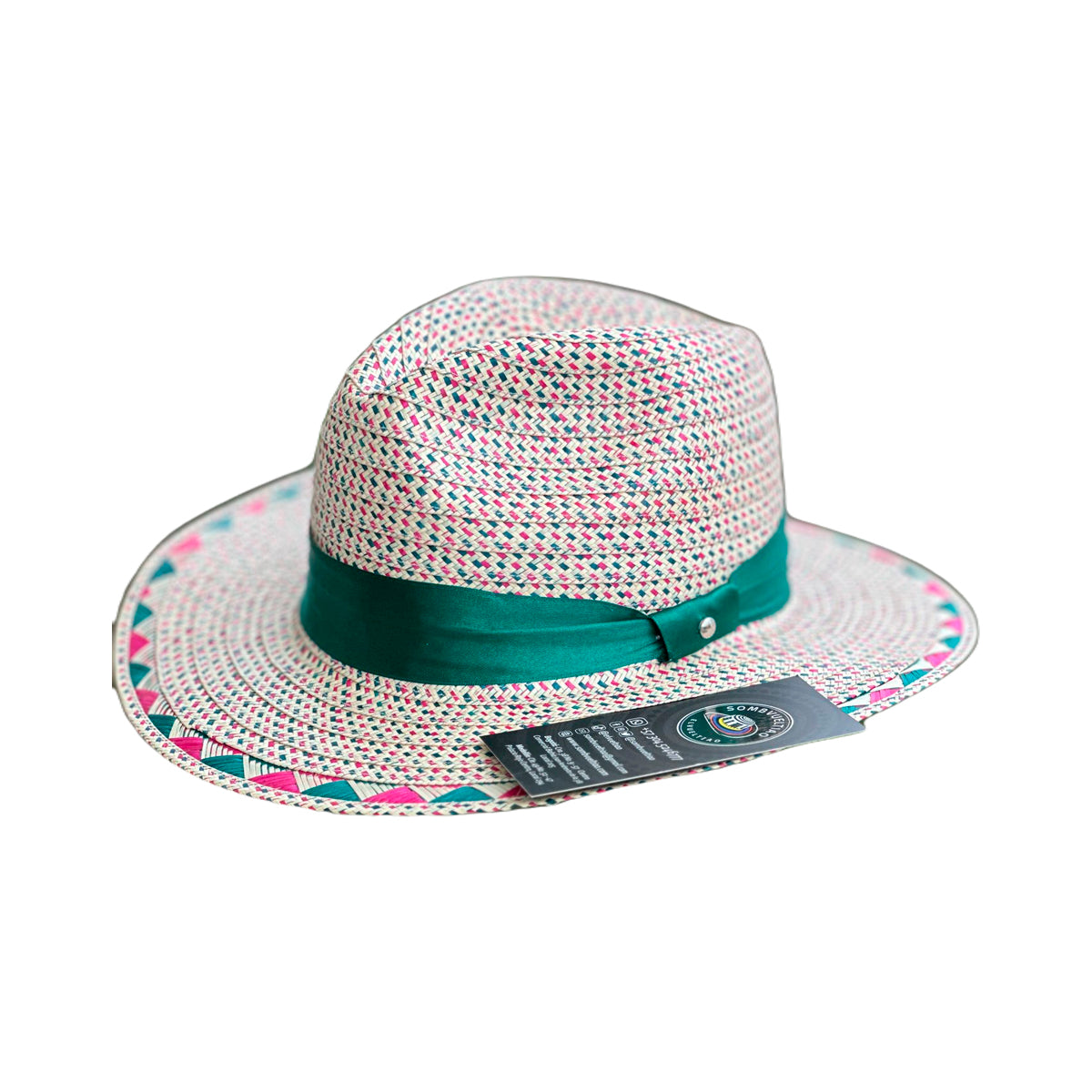 Sombrero Panameño Fino Exlcusivo Multicolor