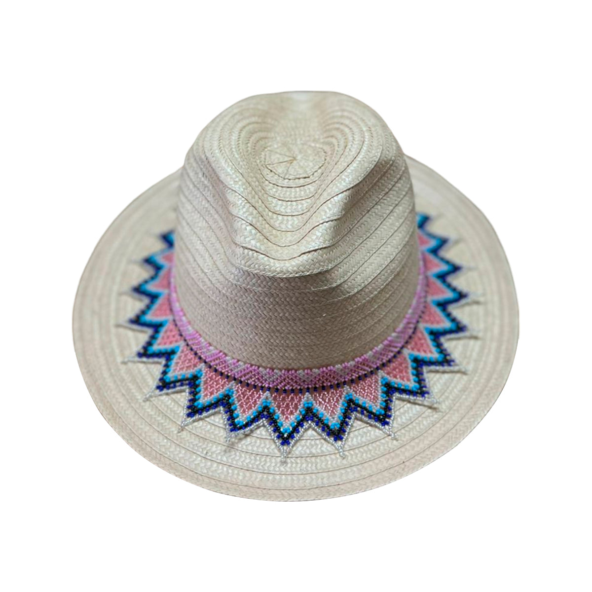 Sombrero Artesanal Fedora Ala Plana Fino