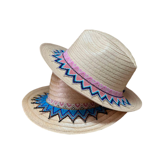 Sombrero Artesanal Fedora Ala Plana Fino