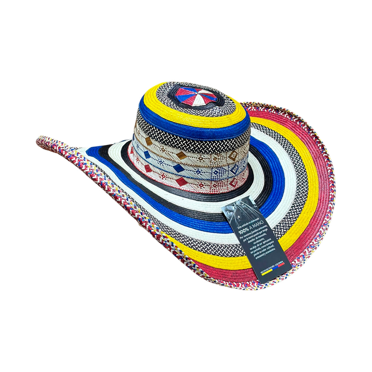 Sombrero 27 Fibras Exclusivo Tricolor