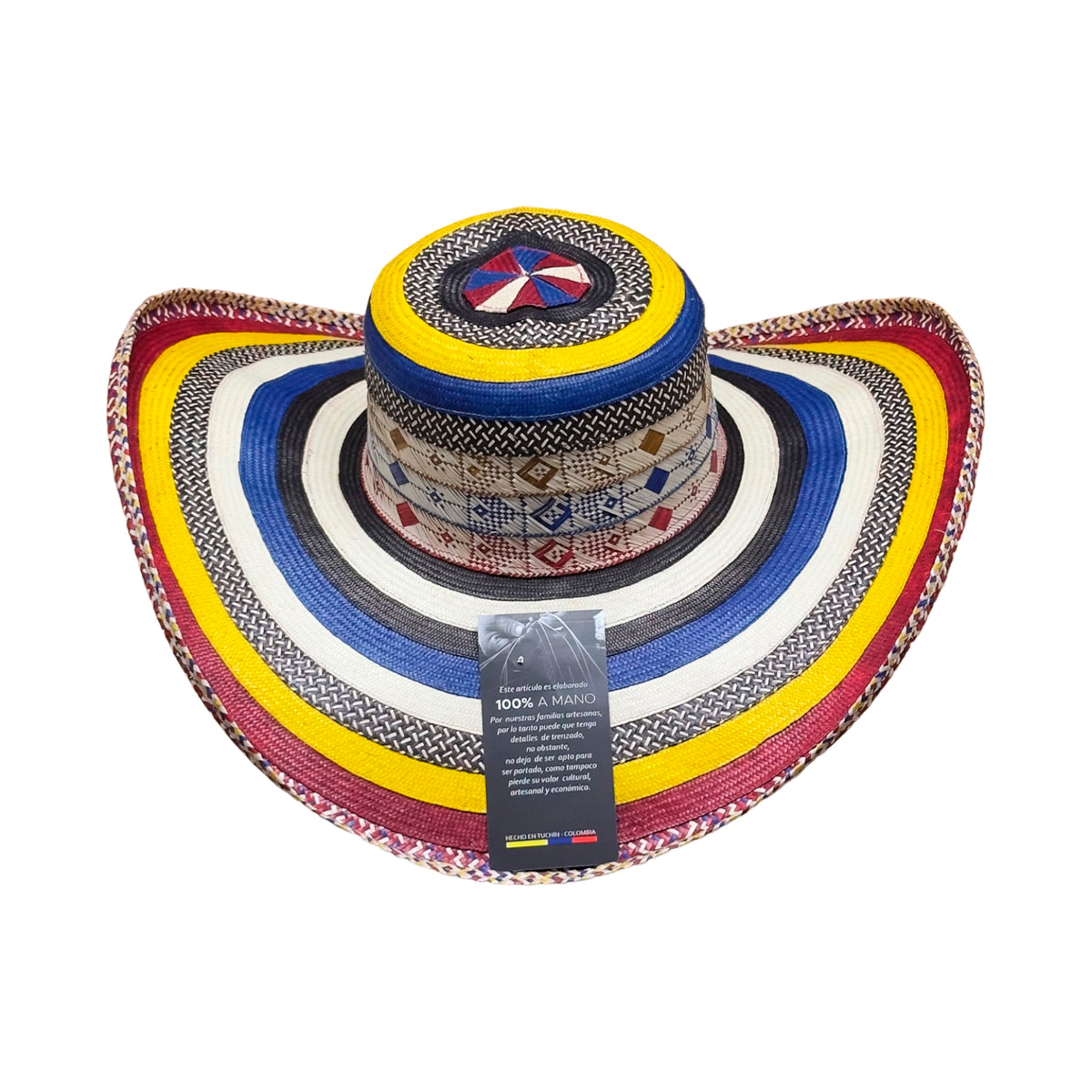 Sombrero 27 Fibras Exclusivo Tricolor