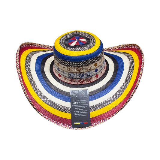 Sombrero 27 Fibras Exclusivo Tricolor