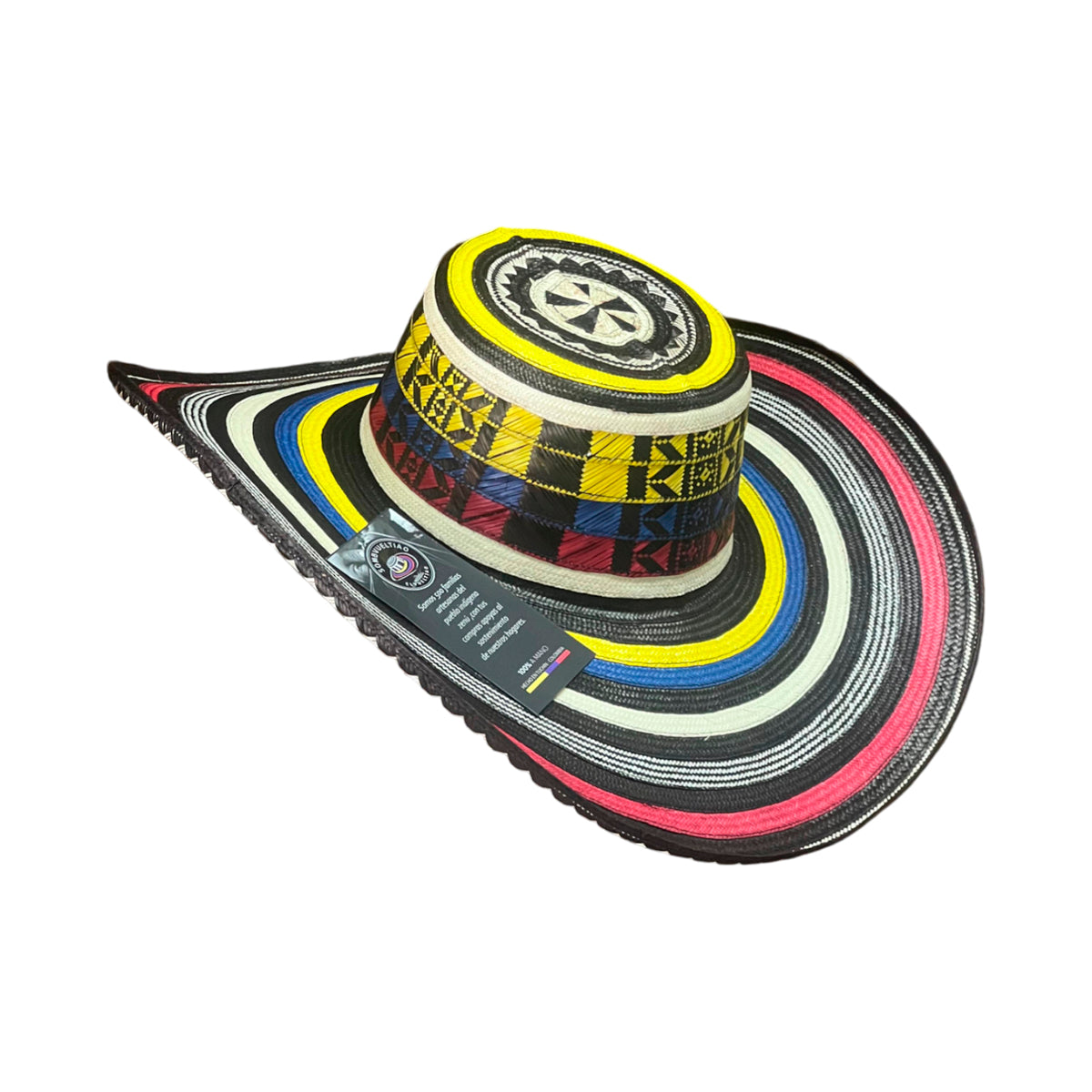 Sombrero Tricolor 19 Fibras Exclusivo Colombiano