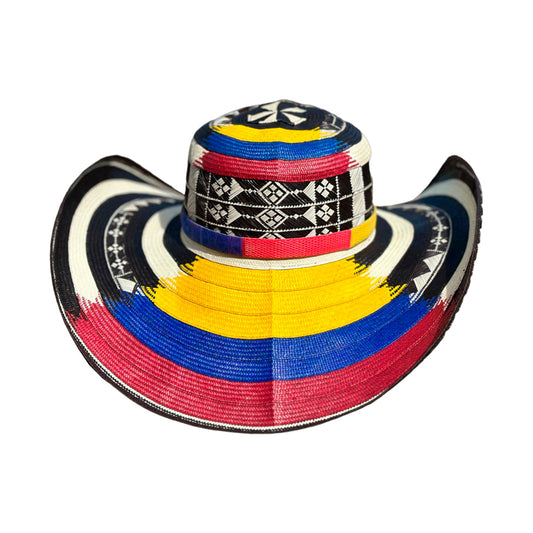 Sombrero 31 Fibras Exclusivo Diseño Tricolor