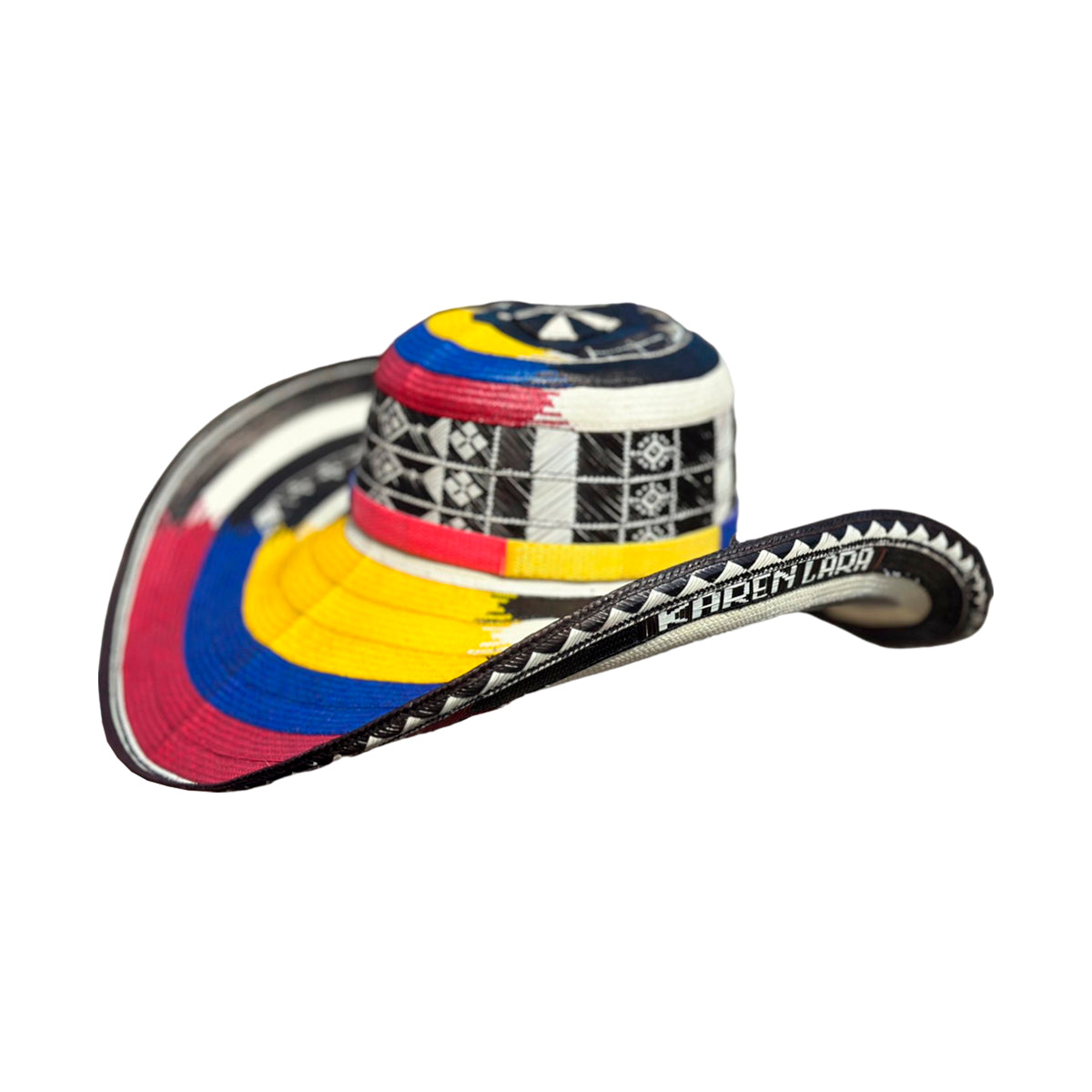 Sombrero 31 Fibras Exclusivo Diseño Tricolor