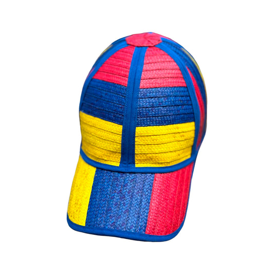 Gorra Artesanal Exclusiva Diseño Tricolor