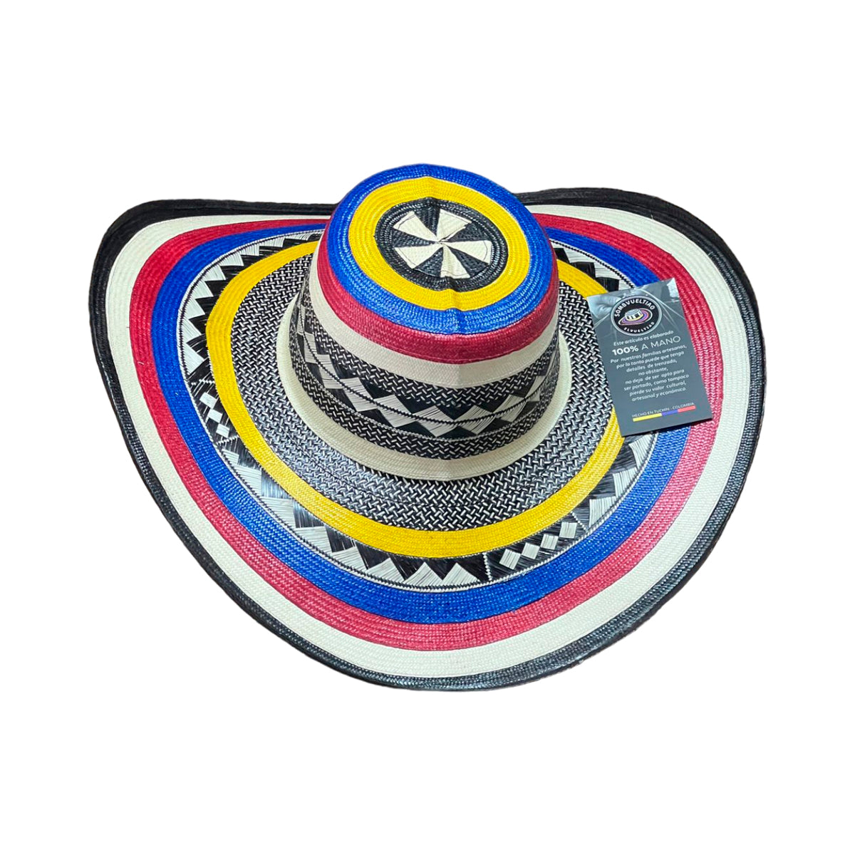 Sombrero 23 Fibras Tricolor Exclusivo