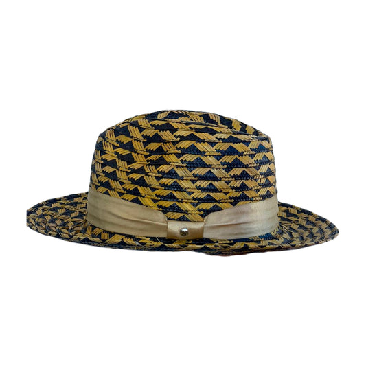 Sombrero Fedora Exclusivo Negro y Dorado