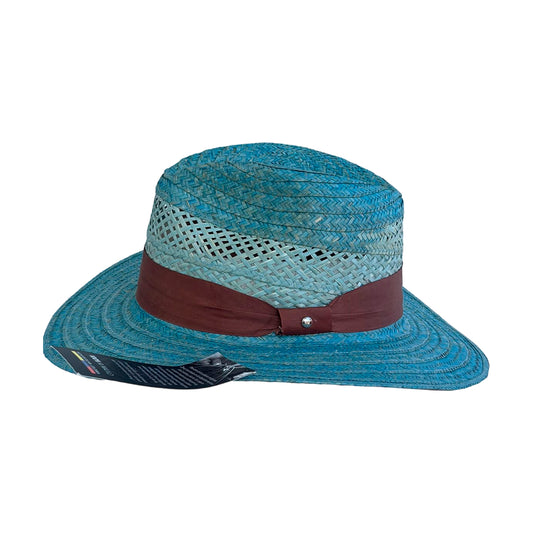 Sombrero Panameño Exlcusivo Diseño Azul