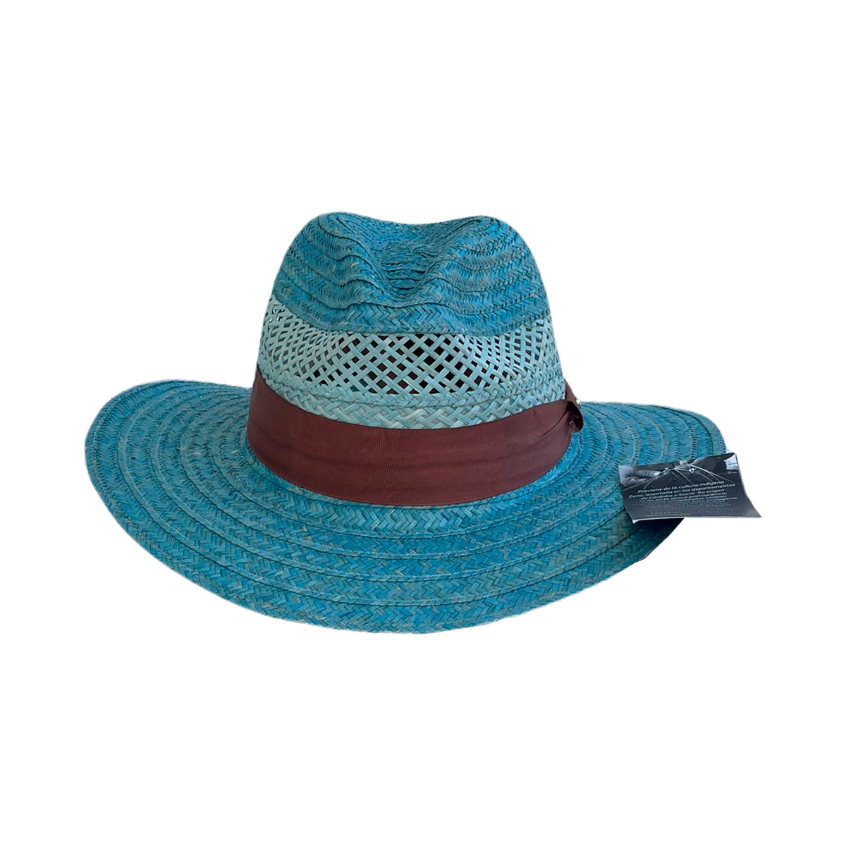 Sombrero Panameño Exlcusivo Diseño Azul