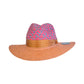 Sombrero Panameño Exclusivo Rosa y Naranja