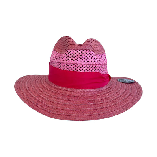 Sombrero Panameño Exclusivo Diseño Rosa